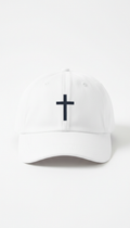 White Cross Hat