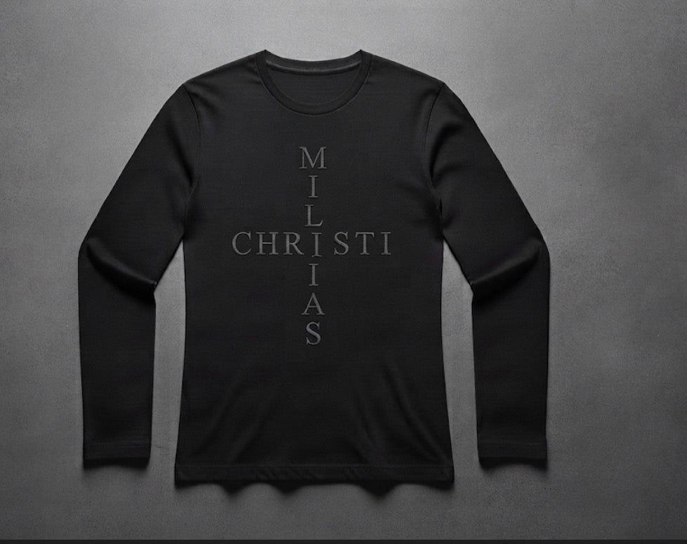 Milites Christi monogram crewneck