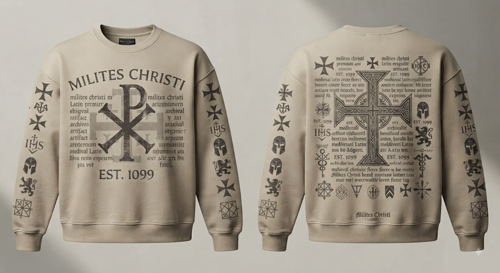 The Milites Christi Archive Crewneck