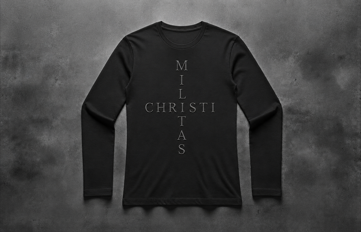 Milites Christi long sleeve Christian tee