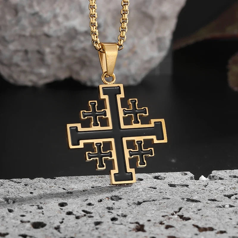 Jerusalem Cross Necklace Pendant