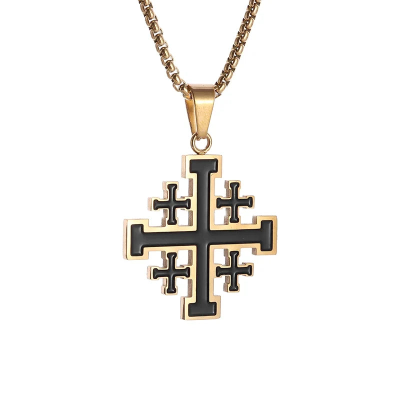 Jerusalem Cross Necklace Pendant