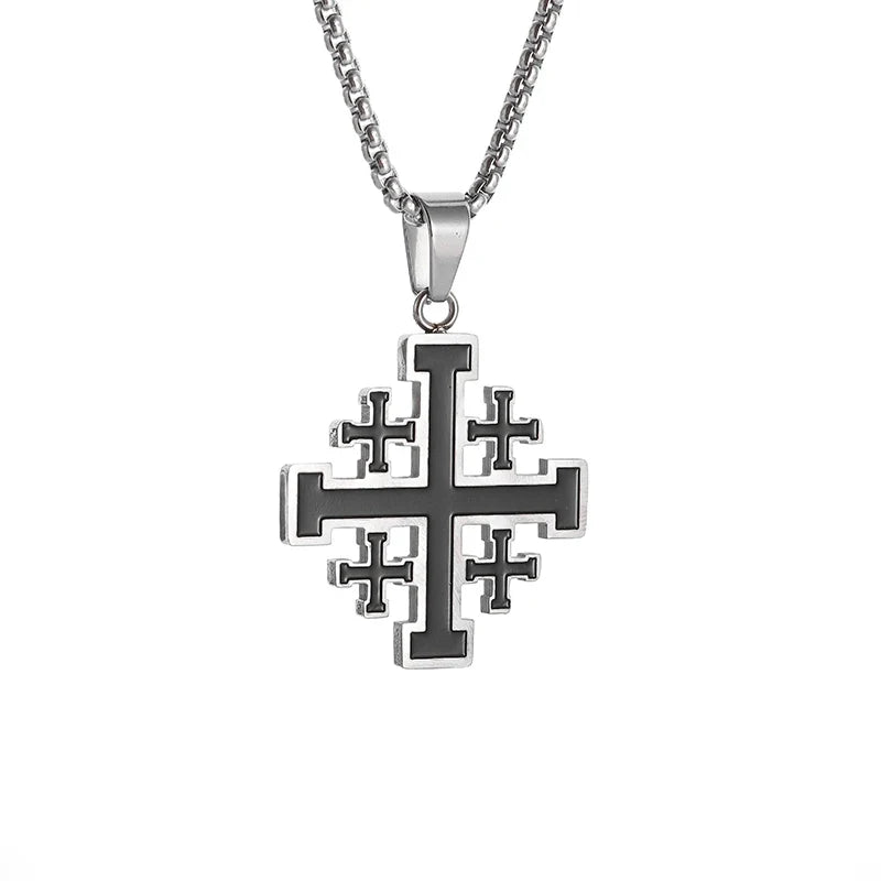 Jerusalem Cross Necklace Pendant
