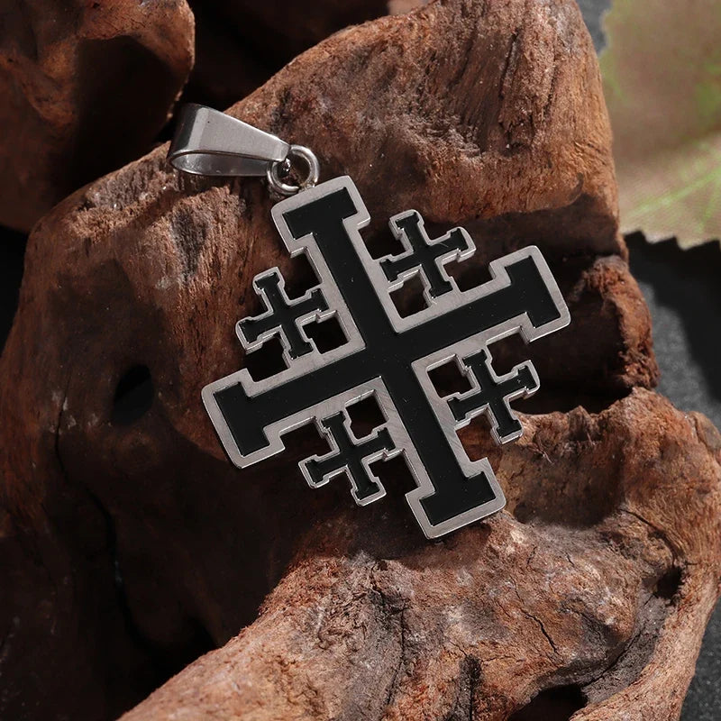 Jerusalem Cross Necklace Pendant