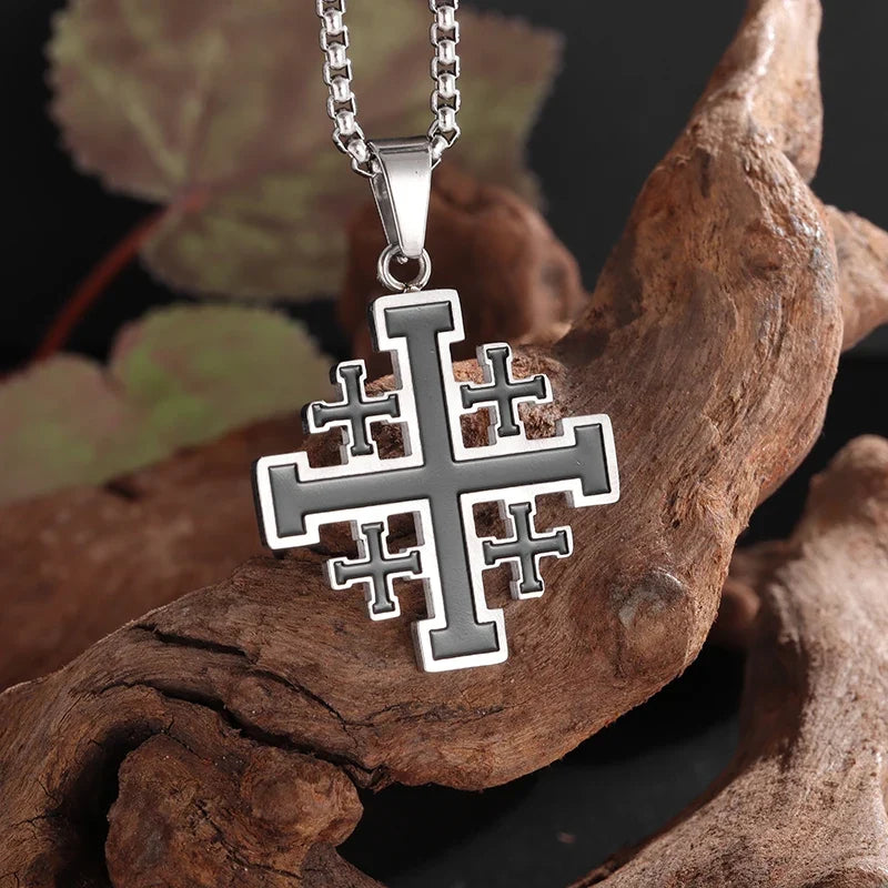 Jerusalem Cross Necklace Pendant