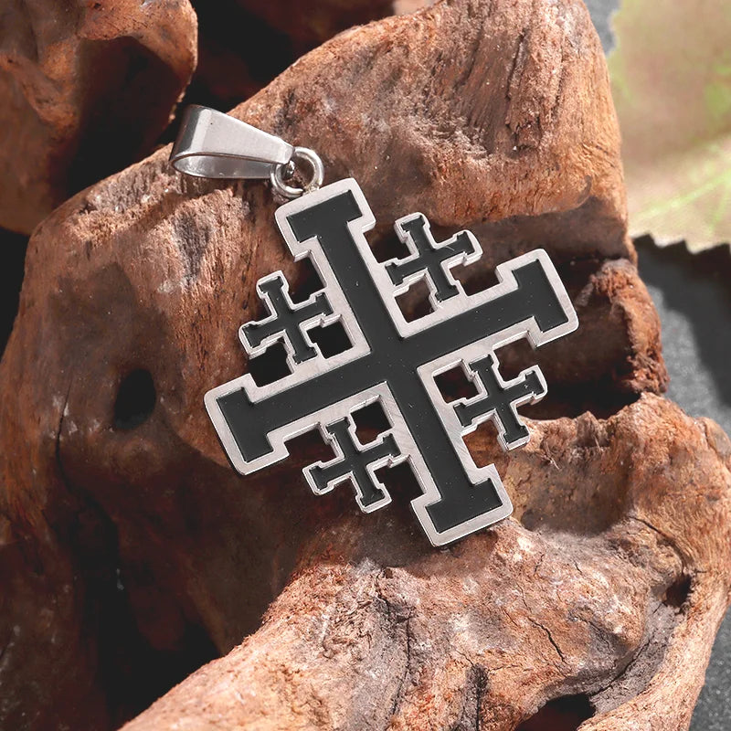 Jerusalem Cross Necklace Pendant